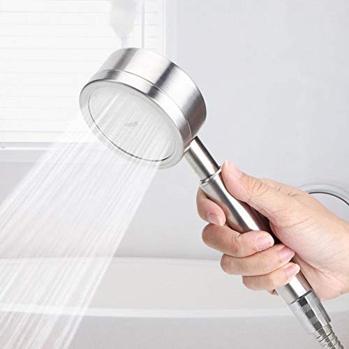 alcachofa de la ducha Cabezal de ducha de mano de acero inoxidable, rociador de ducha con ahorro de agua a presión, accesorios de baño