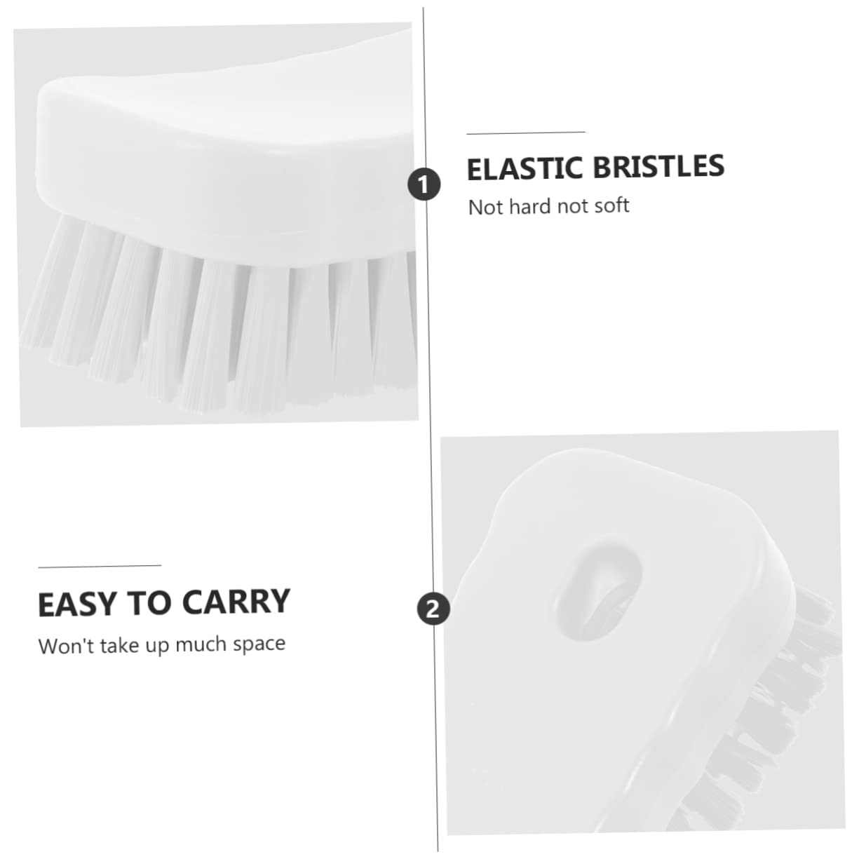 Healeved Spazzole Per Unghie Setole Morbide Ed Elastiche Per Ufficio Bagno e Cucina.