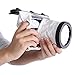 Custodia impermeabile subacquea per custodia subacquea da 20 m per fotocamere DSLR, custodia subacquea per custodia subacquea per fotocamera subacquea universale(bianca)