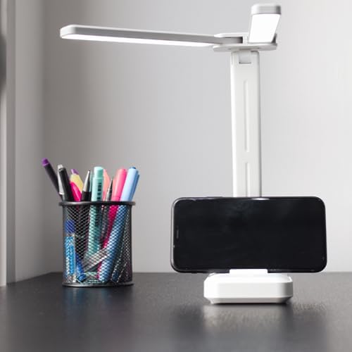 Luminaria Mesa Led Articulada Bateria Recarregavel sem fio Abajur