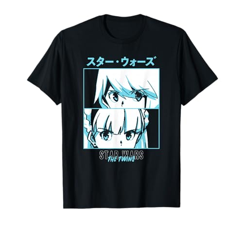 T-shirt Star Wars Visions Twins avec motif graphique en panneaux