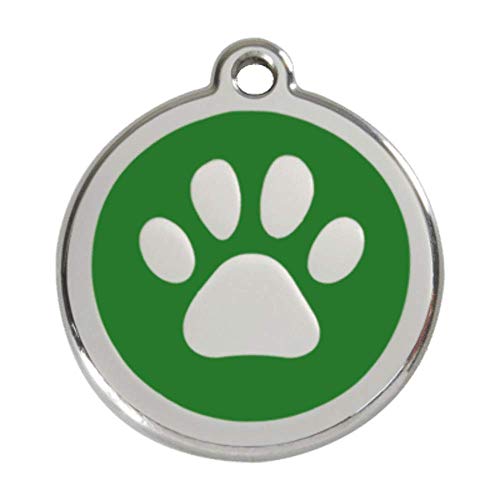 Red Dingo Fußabdruck-Nummernschild, klein, grün, 0,03 kg, One Size Cover