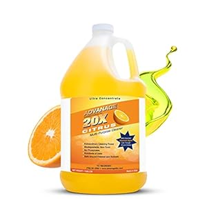 All Purpose Cleaner Concentrate – Advanage 20X The Wonder Cleaner Citrus for All Surfaces Around The Home, Oil and Grease | Multipurpose Cleaner For All Household Cleaning Needs | 128 Oz