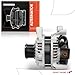 A-Premium Alternator Compatible with Honda Civic 2016-2023 2.0L, Automatic Transmission, 12V 135A 7-Groove Decoupler Pulley Clockwise, Replace# 311005BAA01RM