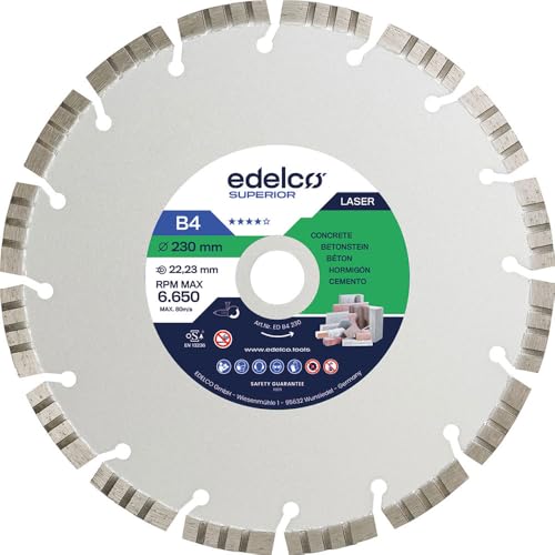 Disco EDELCO-ED B4 300 para cortes profundos en suelos de hormigón 2