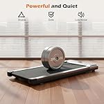 Sweetcrispy Compact Treadmill for Small Spaces, Quiet Under-Desk Walking Pad, Slim & Portable Design for Home Office Workouts, Easy to Store, Ideal for Apartments and Work-from-Home Fitness - Image 5