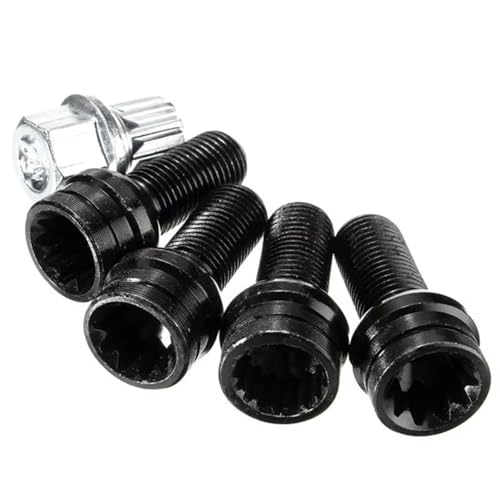 Tuercas de Rueda de Acero M14 para VW Passat Tornillos de Seguridad Antirrobo