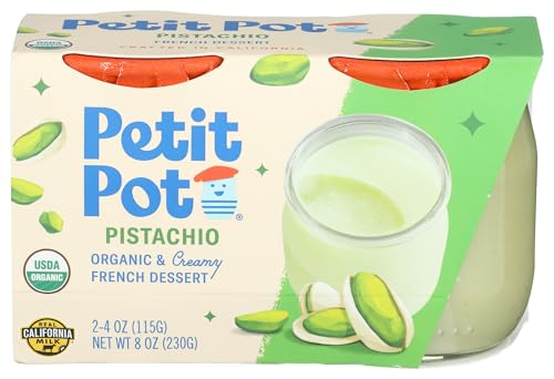 Petit Pot, Dessert Cup French Pistachio Organic, 7 Ounce