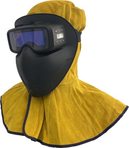 Kit de Soldadura Solter S-MASK 15 Máscara de Oscurecimiento Automático y Capucha de Cuero Protección Completa y Ergonomía Superior