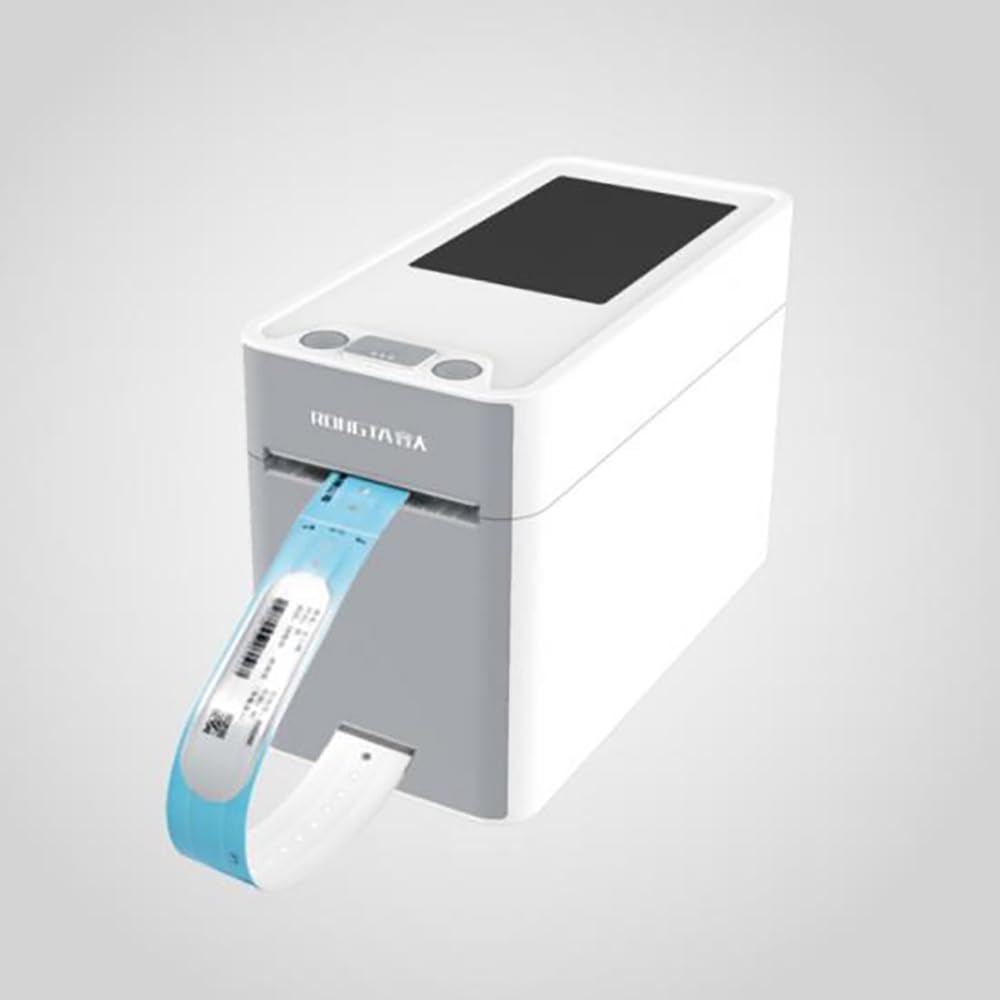 RPW210 - Stampante Etichettatrice Termica 56mm per braccialetti termici Usb Ethernet Compatta 150mm/S per settore sanitario, eventi e fiere