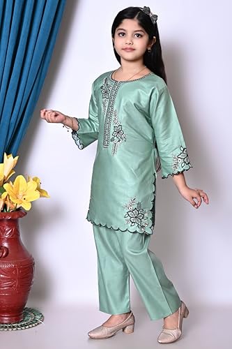 Image of Festive & Party Long Kurta with Straight Paint