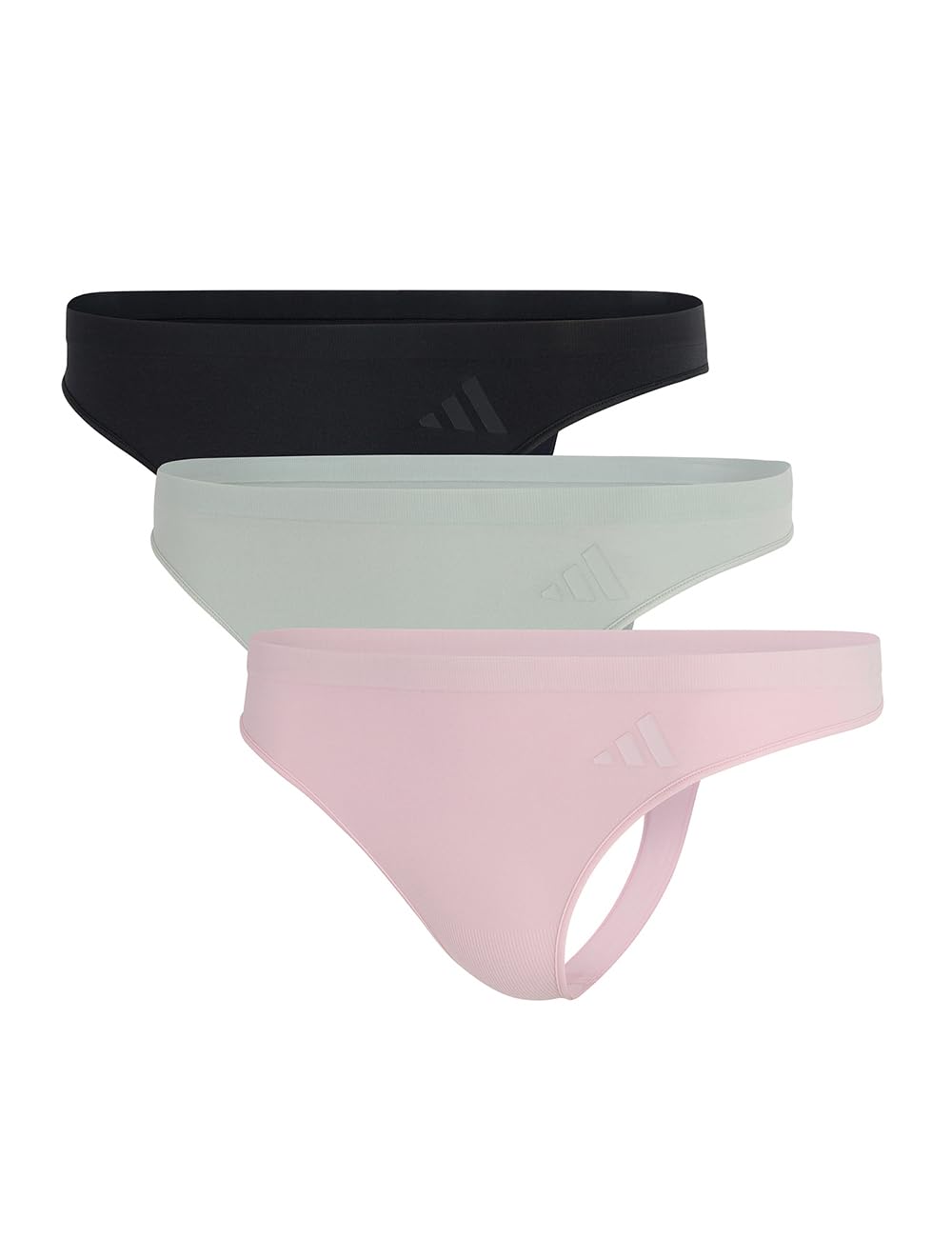 adidas Damen Low Rise Thong (3 Pack) - Sport Active Seamless - Packaged Panties - String - Bequeme Unterwäsche