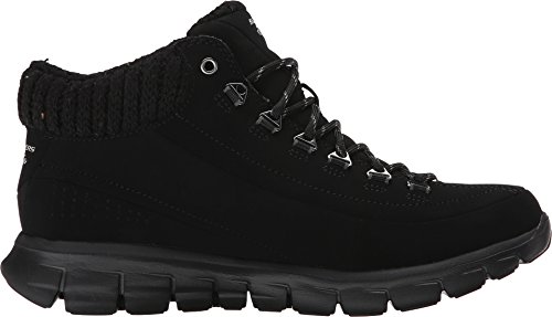 Skechers Skechers Women's Low-Top Sneakers Boots, Black Trubuck Trim L, 5
