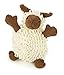 goDog Fuzzy Wuzzy Lamb Squeaky Plush Dog Toy, Chew Guard Technology - Assorted, Small