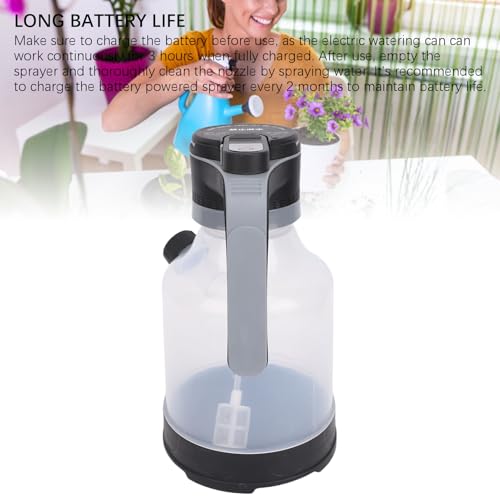 Botella pulverizadora a batería de 3L con boquilla ajustable 6