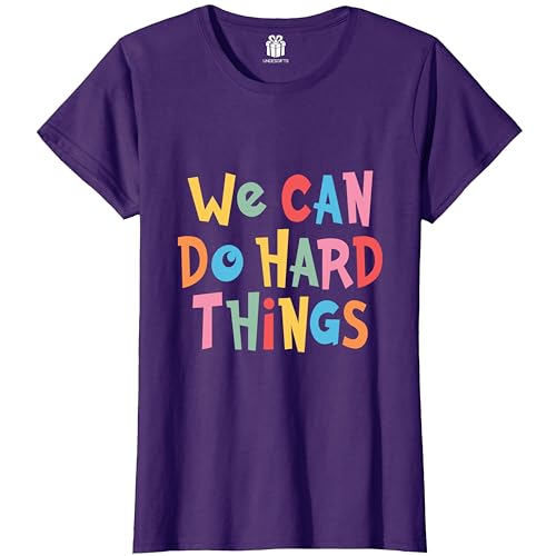 We Can Do Hard Things Back to School T-Shirt for Men Women Boys Girls Kids Funny Gift for Teachers Students - Main Image