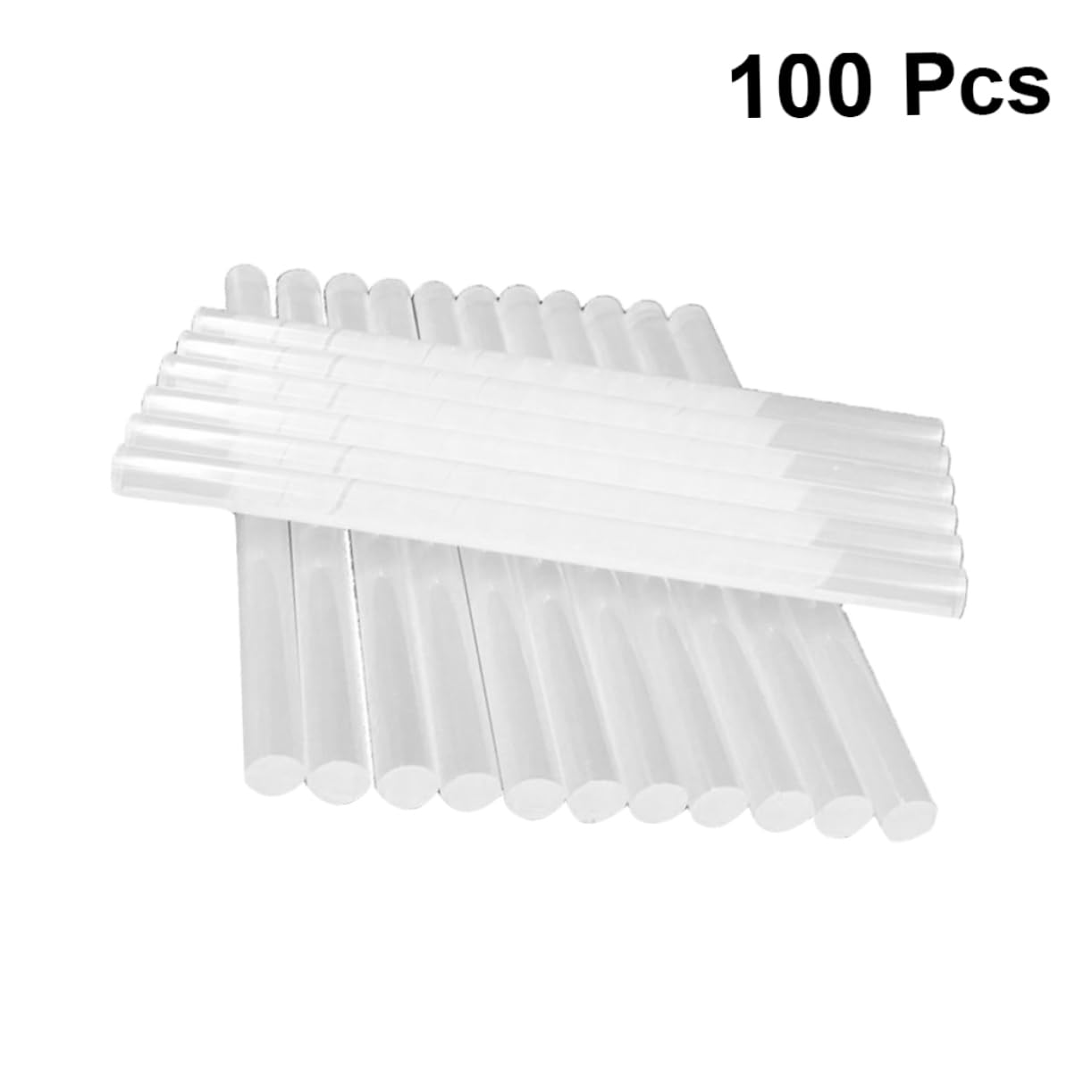jojofuny 100 Piezas Barras de Pegamento Termofusible Transparentes para Manualidades Diy para Casa Oficina y Escuela