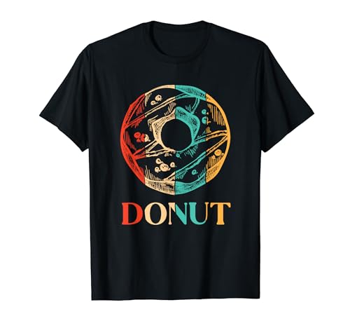 Donut esmaltado retro para amantes de la dona Camiseta
