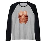 Camicia addominali finti Corpo muscolare Sixpack