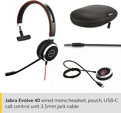 Jabra Evolve 40 USB-C MS Stereo Wired 