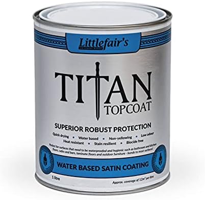 Littlefair’s Clear Varnish 1ltr / Satin, Varnish for Wood Indoor & Outdoor