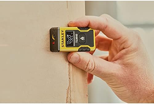 Bild 2 - STANLEY Laserentfernungsmesser TLM40 (bis 12m Reichweite, schwarzes Display mit Heller Schrift für bessere Sichtbarkeit, EIN-Knopf-klick Messungen, metrische & Zoll Maßeinheit) STHT77666-0