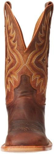 Tony Lama Boot Company Men's Americana Tan Worn Goat - Brown 11in Top Cowboy Boot Brown 10.5 D | Image 1