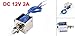 uxcell 2A Push Pull Type Open Frame Solenoid Electromagnet, 10 mm, 20N, DC 12V