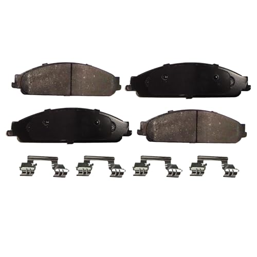 Image of Detroit Axle Replacement for Ford Taurus Freestyle Mercury Sable Montego 5 | Lug Front Drilled Slotted Disc Rotor w /Ceramic Brake Pad + Wheel Hub Bearing - 6pc