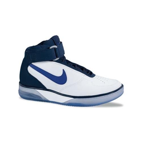 Nike Air Force 25 (Big Kids) SKU# 315496-141 Sz. 5 White/Navy