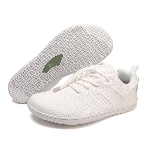 Freiluftkind Das Original Camino – Sportliche Sneaker Barfußschuhe (Weiß/Gr...