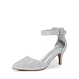 glitter heels pink Rutschfeste Außensohle: Die TPR-Außensohle bietet Traktion und ist rutschfest für Stabilität und Gleichgewicht beim Gehen.