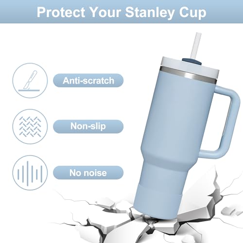 Image of Affute Protective Silicone Boot for Stanley Quencher H2.0 40 30 20 oz & IceFlow Flip 30 20 oz, BPA Free Anti-Noise Anti-Scratch, Stanley Cup Protector Sleeve Cover Boot