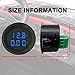 2pcs Digital Voltmeter & Battery Voltage Meter DC 5-100V 0.03-10A, Voltage Gauge for Golf Cart RV ATV Car Boat Truck, Voltimetro Digital para Carro, Voltage Display Monitor for Car Audio