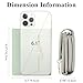RNIEGA Small Wallet Women Leather RFID Blocking Card Holder Compact Wallet Zipper Coin Pocket with ID Window