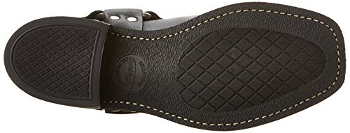 Image of Frye Harness 12R Boots for Men with Oiled-Leather Upper, Siped Outsole with Stacked Leather Heel, and Nickel & Brass Hardware - 12 inch Shaft Height