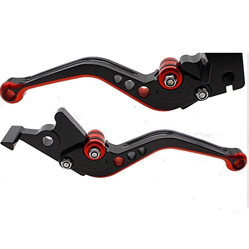 Cnc Short Motorcycle Double Colors Brake Clutch Levers Compatible With Versys 1000 2015-2019, Versys (650Cc) 15-2020, Ninja 650R/Er-6F Z650 Z900 2017-2020, Vulcan/S 650Cc 2015-2020 #TOP4