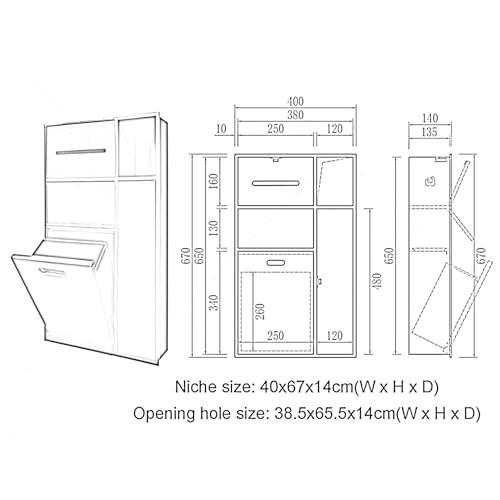 Doccia impermeabile in acciaio inox – Scaffalatura integrata per ambienti umidi nizes shampoo articoli da toeletta e carta igienica – soluzione elegante per bagno