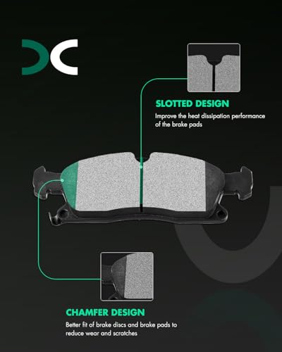 Image of SCITOO Front Brake Kits Drill & Slotted Brakes Rotor Brake Pads:53064;D1455