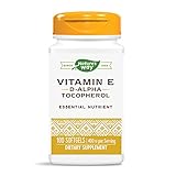 Nature's Way Vitamin E 400 IU, D-Alpha Tocopherol, Powerful Antioxidant, Helps Protect Against Free Radicals, 100 Softgels