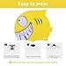 IPOW 2 PCS - Gorros de natación para niños Silicona no tóxica...