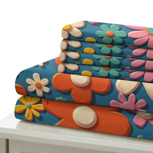 Housse de couette fermeture éclair à effet 3D confortable et douce - 7
