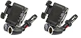 Bracketron Universal USB Power Dock Grip-iT Mount,Black (Pack of 2)