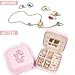 Uygafly Jewelry Case - Fashion Jewelry Box | Customized Mother's Day Gift, Birthday Gift for Mom | Pink,C