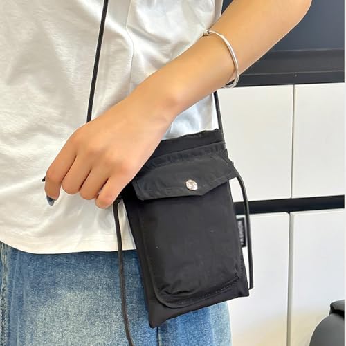 Nylon Crossbody Bags for Women Small Crossbody Purse Zipper Cell Phone Bag Shoulder Purse Wallet Cell Phone Bag3