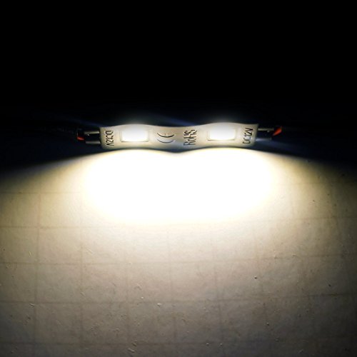 Genssi Pod Smd 2 Led 5730 Wide Angle Module Waterproof 12V Edge Cabinet Strip/Automotive Lighting (4 Pack) (Warm White) #TOP3