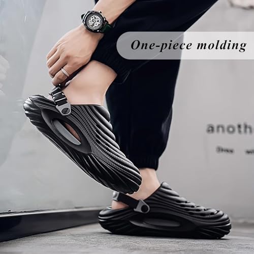 Breathable Slip-On Sandals for Men, EVA Platform Beach Slippers, Non-Slip, Lightweight, Comfortable Foot Feel3