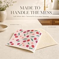 KIBAGA Beautiful Swedish Dishcloths for Kitchen Set of 5 — image 4