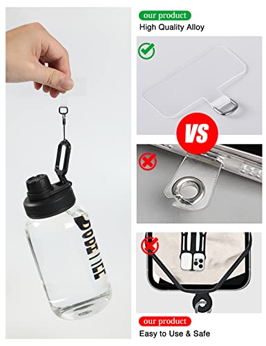 Phone Tether Tab 2 Pack,Universal Phone Lanyard Patch without Clear-gold - Bild 11 von 43