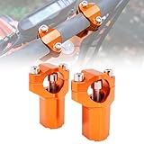 Montaggio: il riser manubrio moto è adatto per KTM 125/150/250SX, 250/350/450SXF, 250/350/450XCF, 250/450SXF, 300XC FC250/350/450, 250XC, 250XC-F/XC, 300XC 350/450XC-F, TC125/250, FX350/450, TX300. Si prega di controllare la pagina dei dettagli specifici per il modello di motocicletta adattato specifico e l'anno prima dell'acquisto.